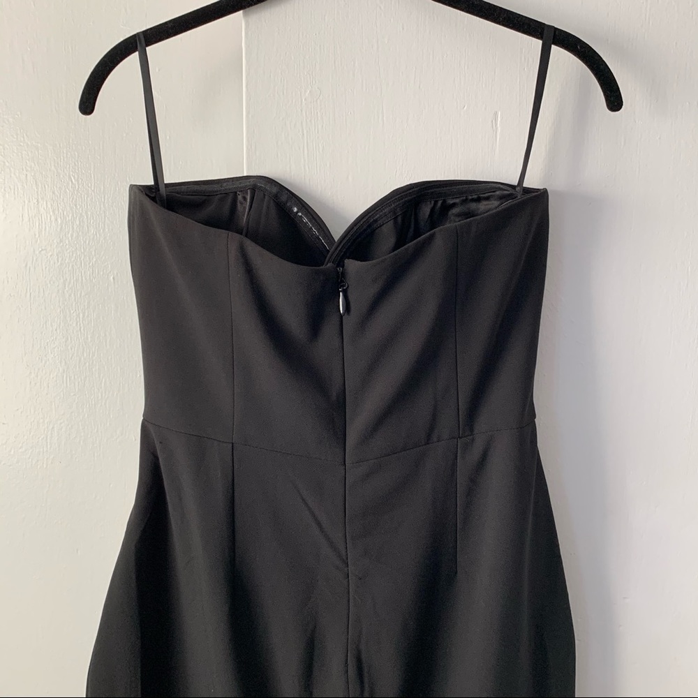 Bebe Strapless Asymmetrical Dress Sz 12 - Picture 6 of 9